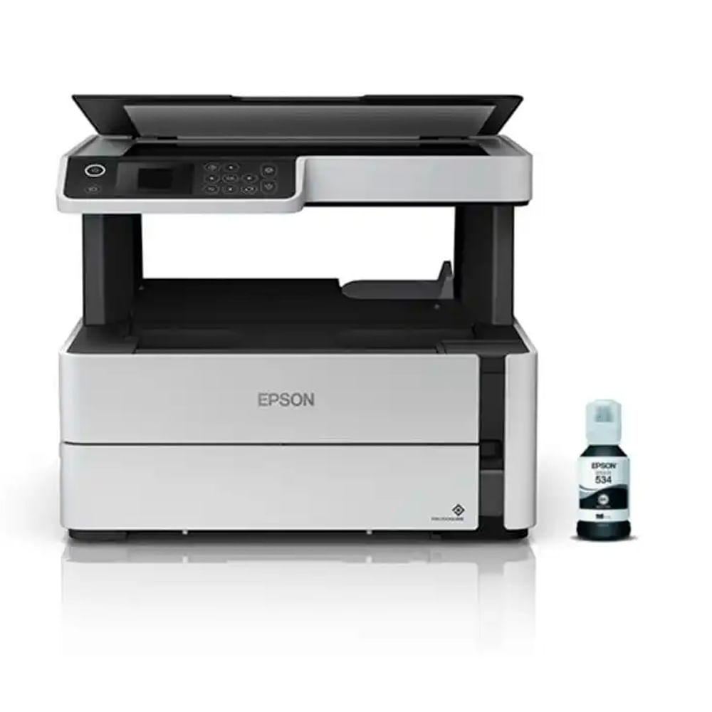 Imagen 1 del producto Impresora multifuncional monocromática Epson EcoTank M2170 inalámbrica, Wi-Fi, inyección de tinta y tanque recargable